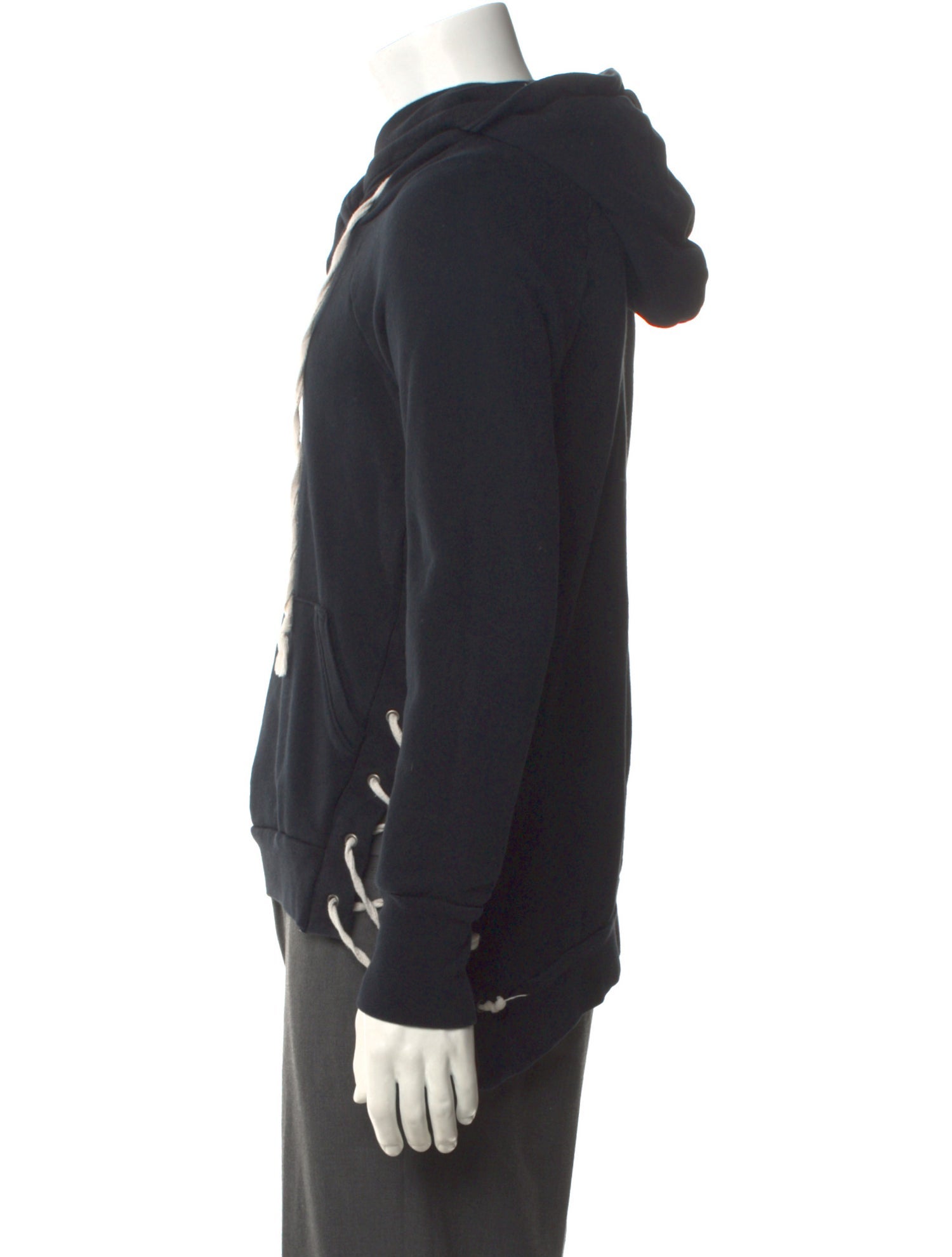 NSF V-Neck Long Sleeve Hoodie