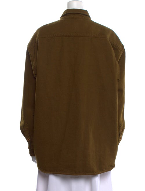 NSF Long Sleeve Button-Up Top