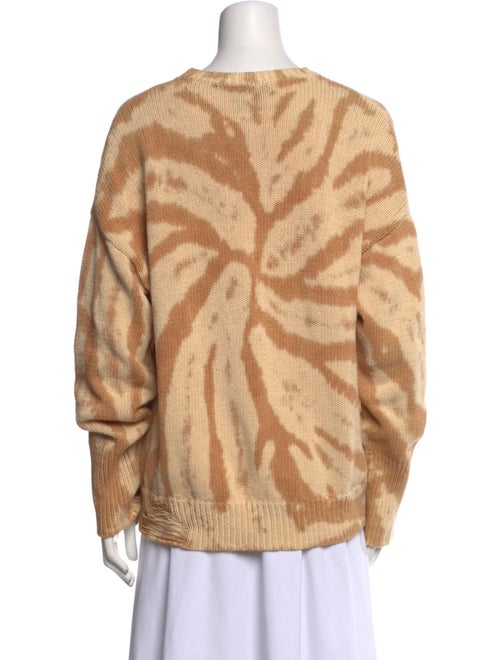 NSF Tie-Dye Print Bateau Neckline Sweater