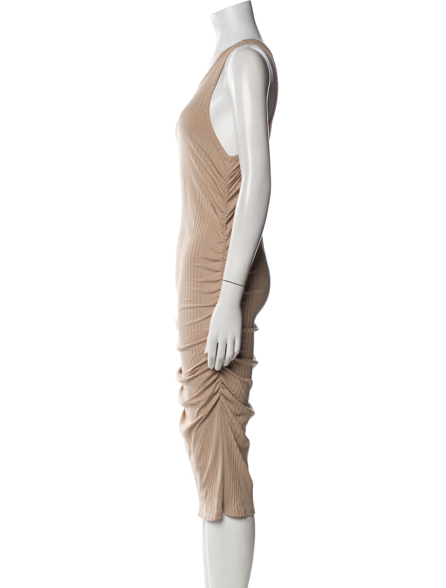 NSF Scoop Neck Midi Length Dress