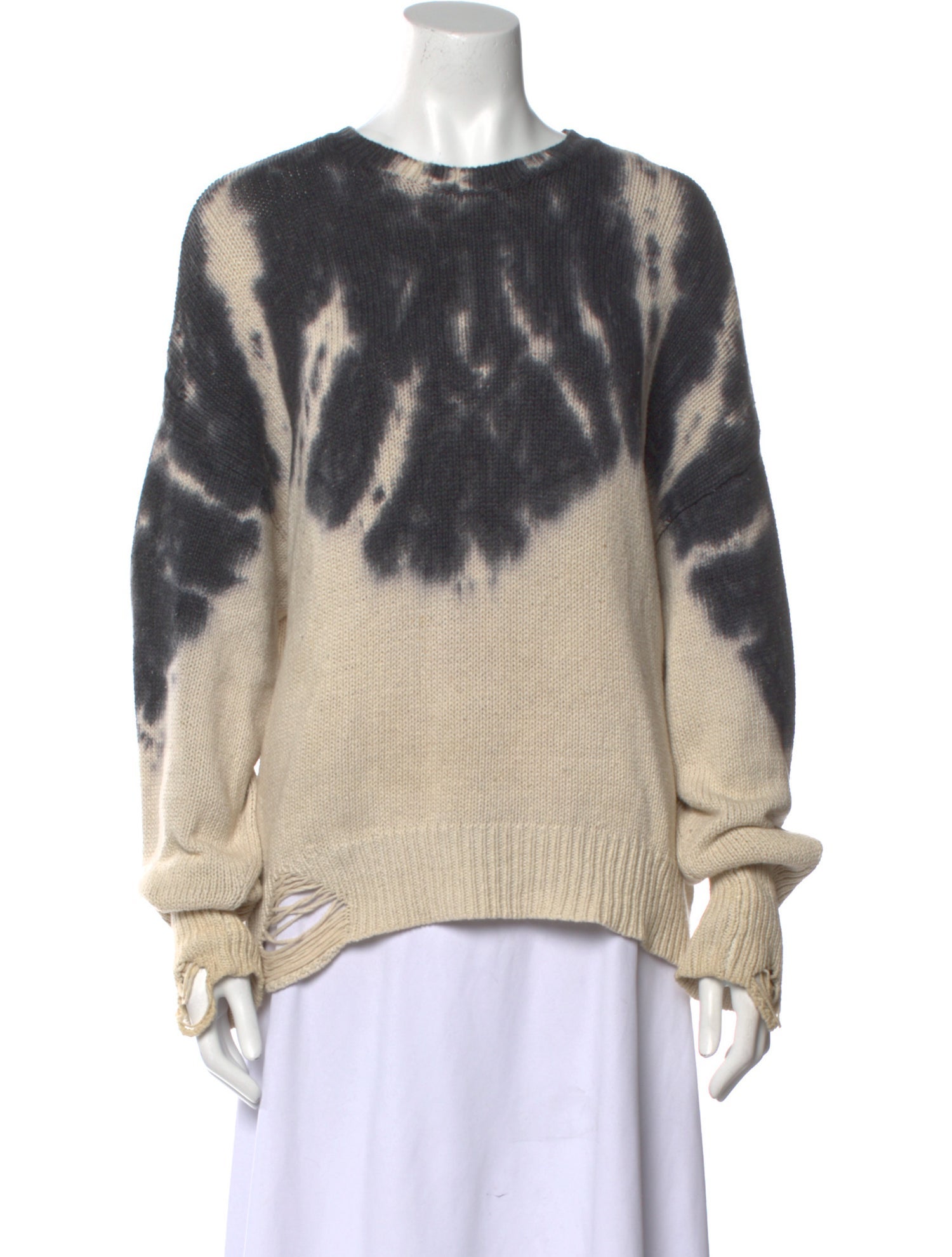 NSF Tie-Dye Print Crew Neck Sweater