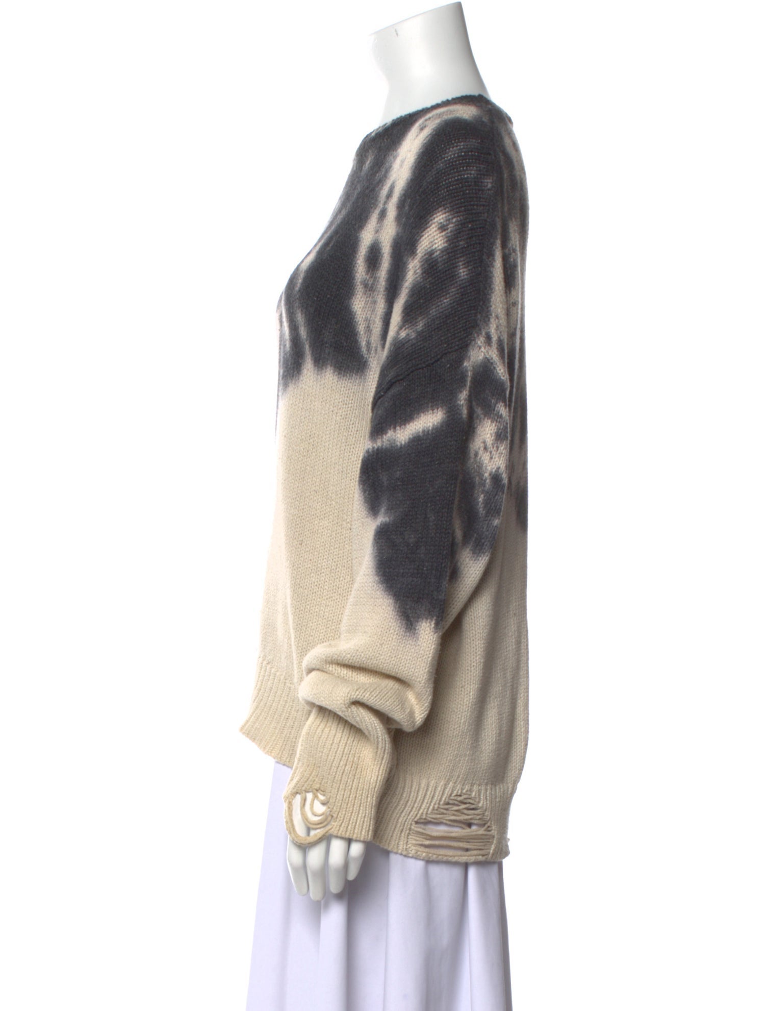 NSF Tie-Dye Print Crew Neck Sweater