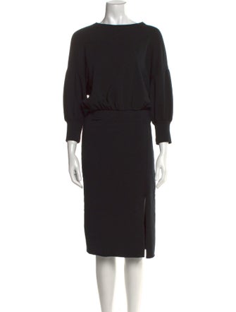 NSF Bateau Neckline Midi Length Dress