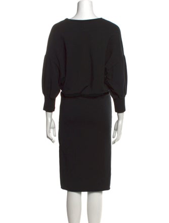 NSF Bateau Neckline Midi Length Dress