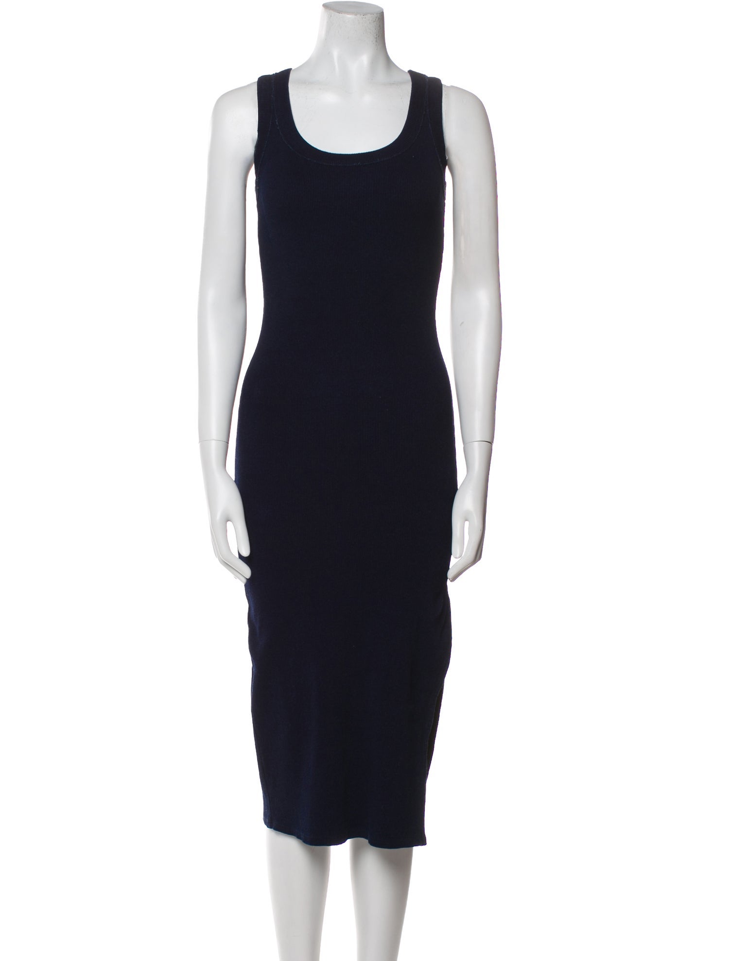 NSF Scoop Neck Midi Length Dress