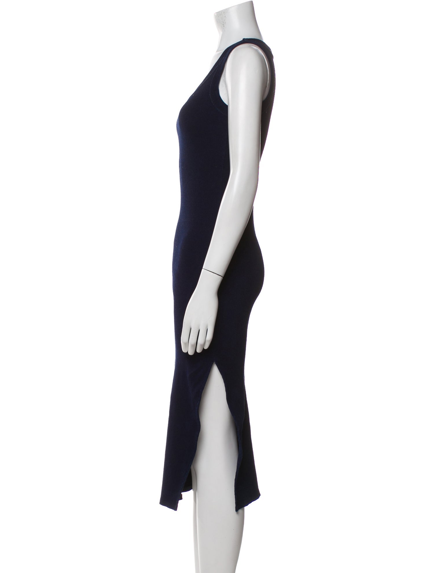 NSF Scoop Neck Midi Length Dress