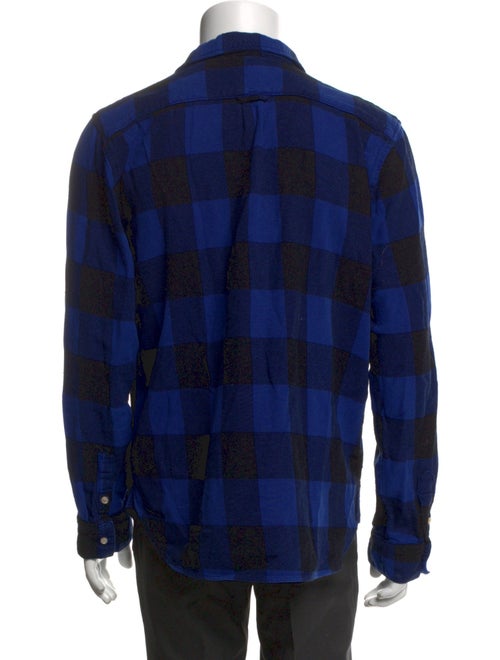 NSF Plaid Print Long Sleeve Shirt