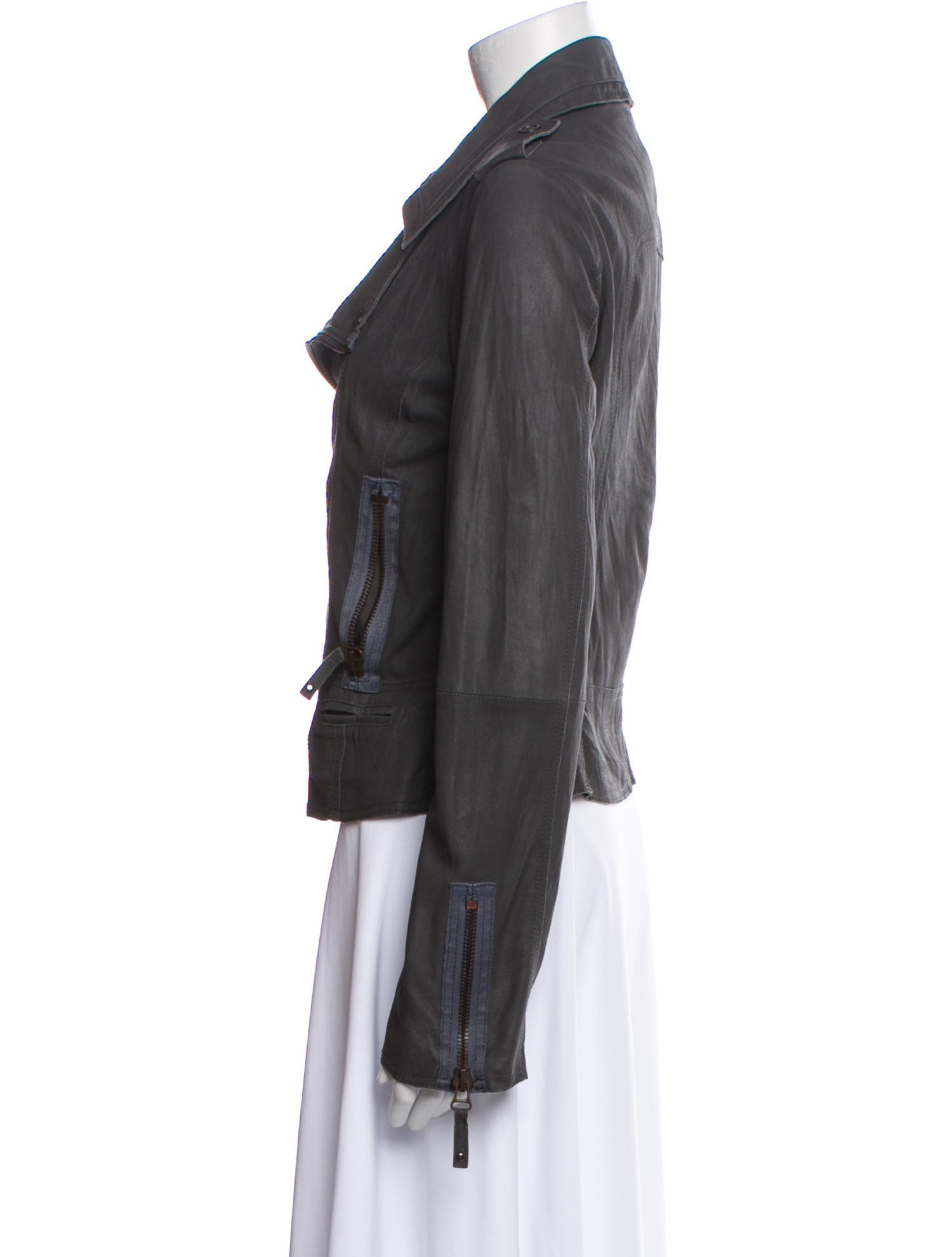 NSF Leather Biker Jacket