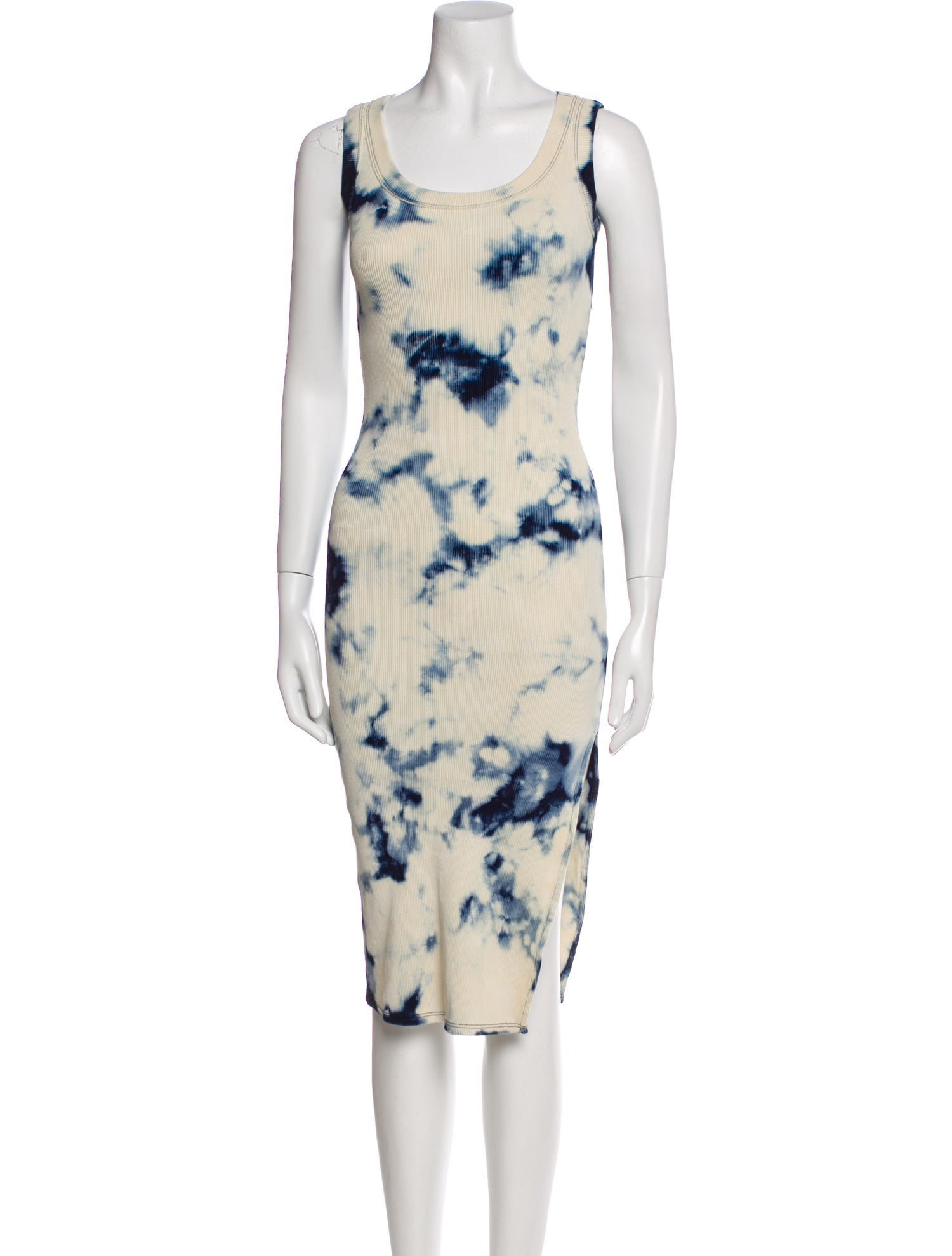 NSF Tie-Dye Print Knee-Length Dress
