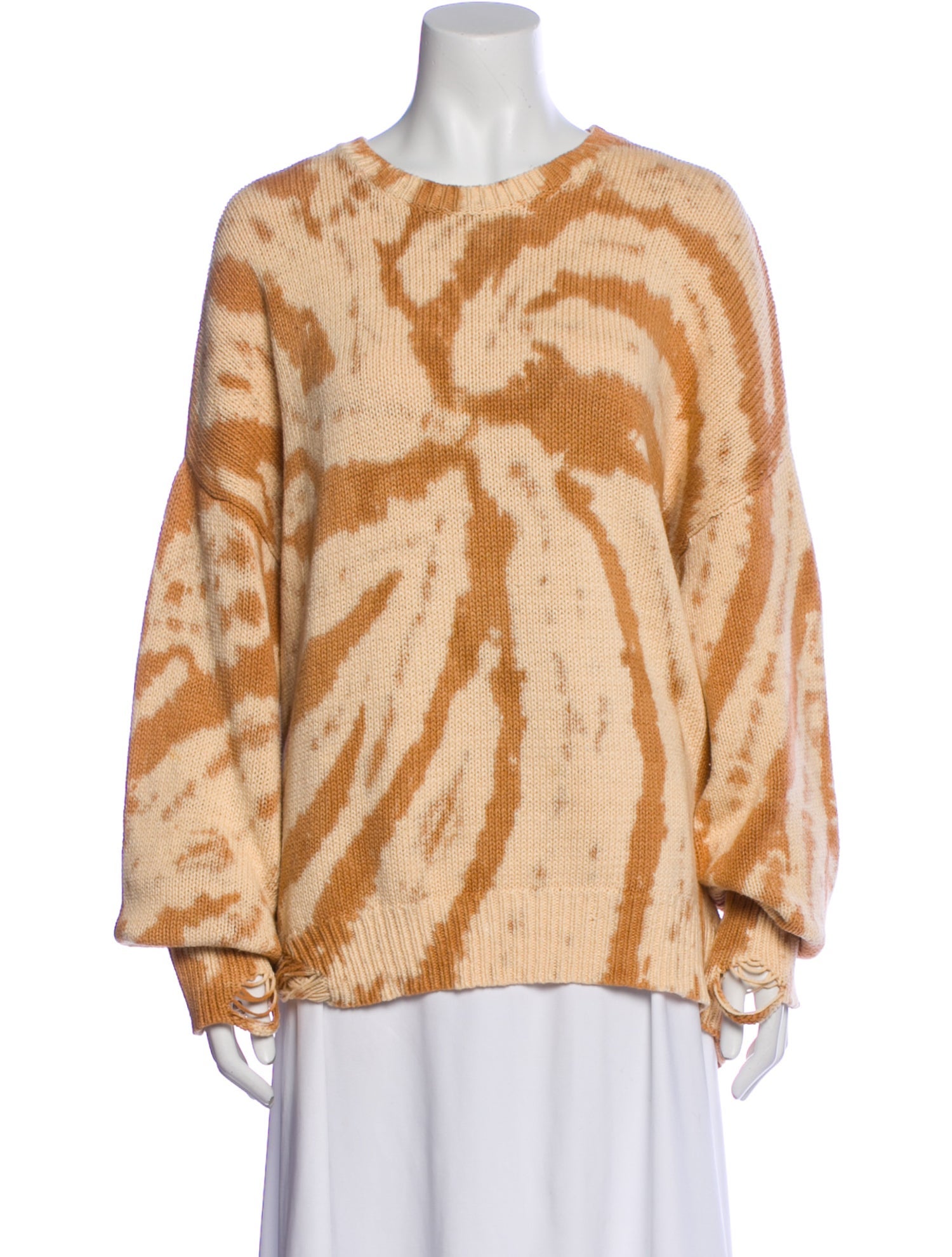 NSF Animal Print Crew Neck Sweater