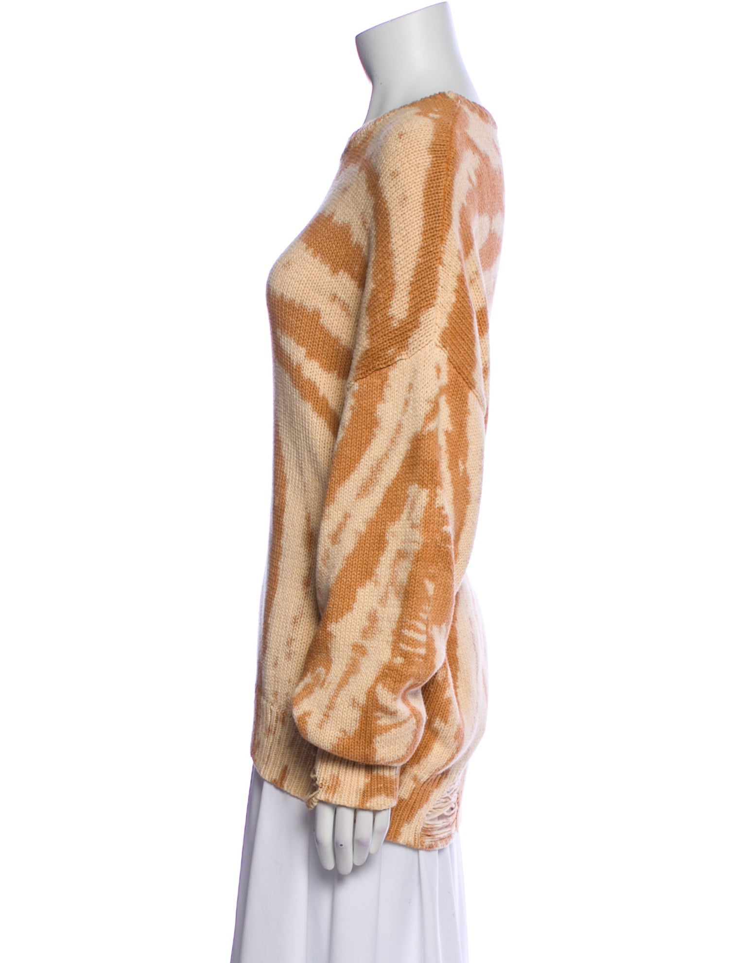 NSF Animal Print Crew Neck Sweater