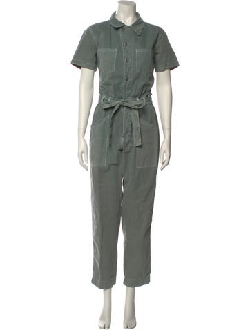 Pre-owned Nsf Jumpsuit In Green
