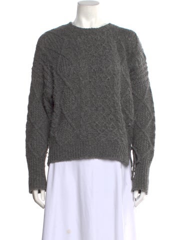 Pre-owned Nsf Wool Crew Neck Sweater In Grey