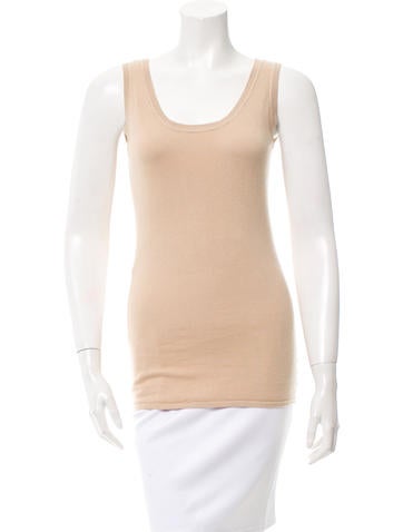 Magaschoni Knit Scoop Neck Top