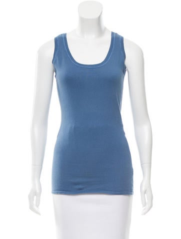 Magaschoni Silk & Cashmere-Blend Sleeveless Top