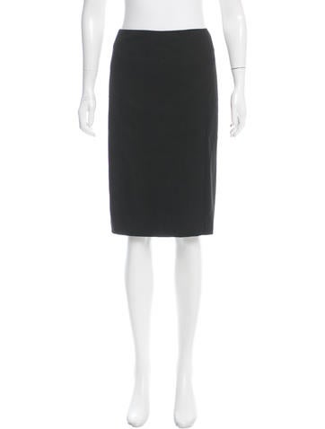 Magaschoni Pleated Knee-Length Skirt