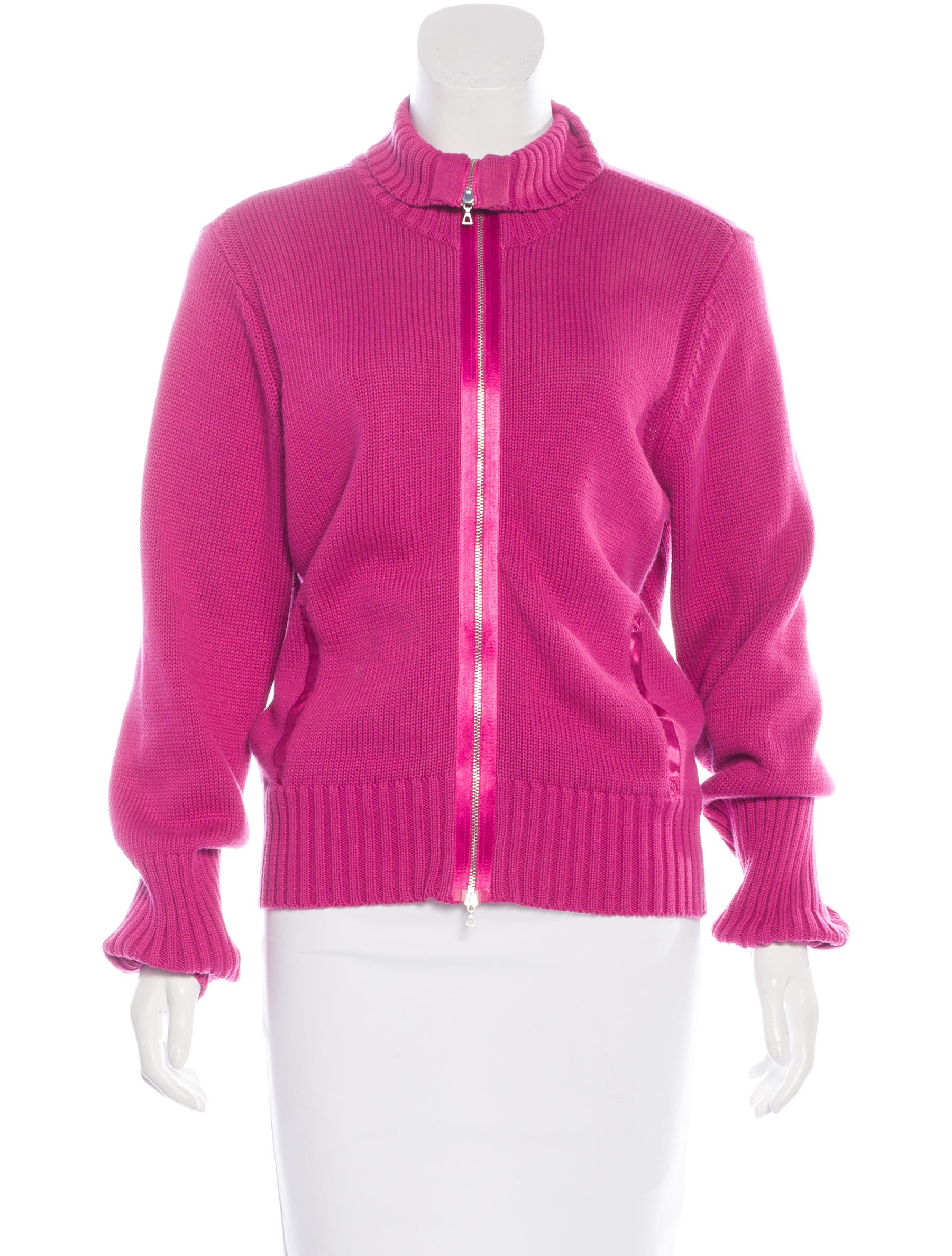 Magaschoni Knit Zip-Front Jacket - Clothing - WN124576 The RealReal