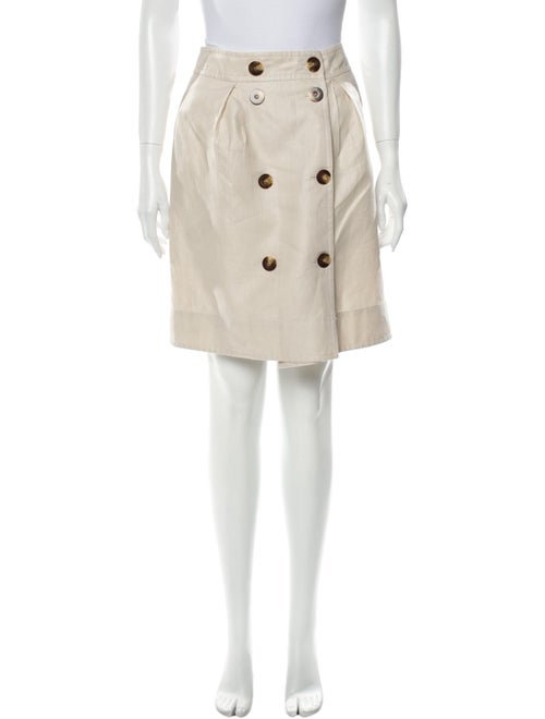 Magaschoni Linen Knee-Length Skirt