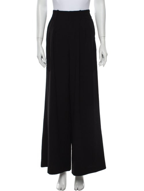 Magaschoni Wide Leg Pants Black