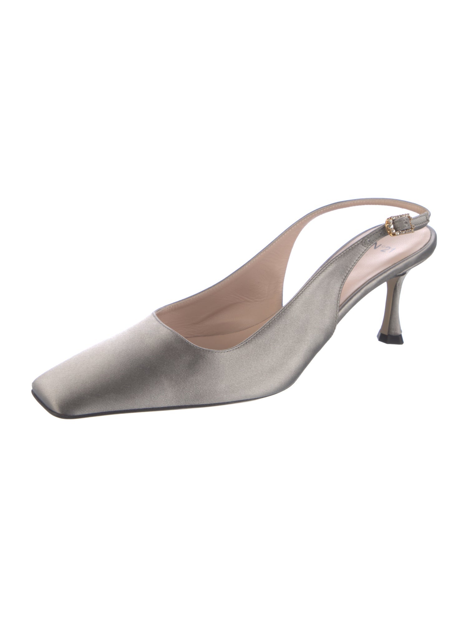 N21 x Wolford Neoprene Slingback Pumps