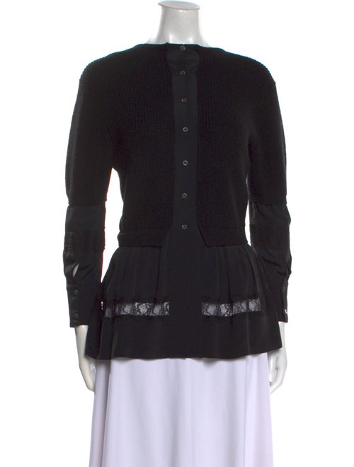 N21 x Wolford Virgin Wool Scoop Neck Sweater