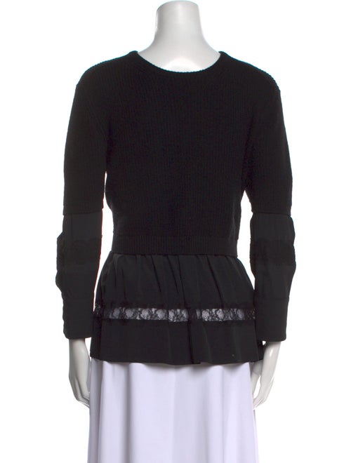 N21 x Wolford Virgin Wool Scoop Neck Sweater