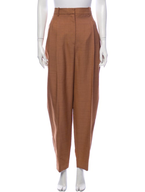Partow Virgin Wool Straight Leg Pants Wool