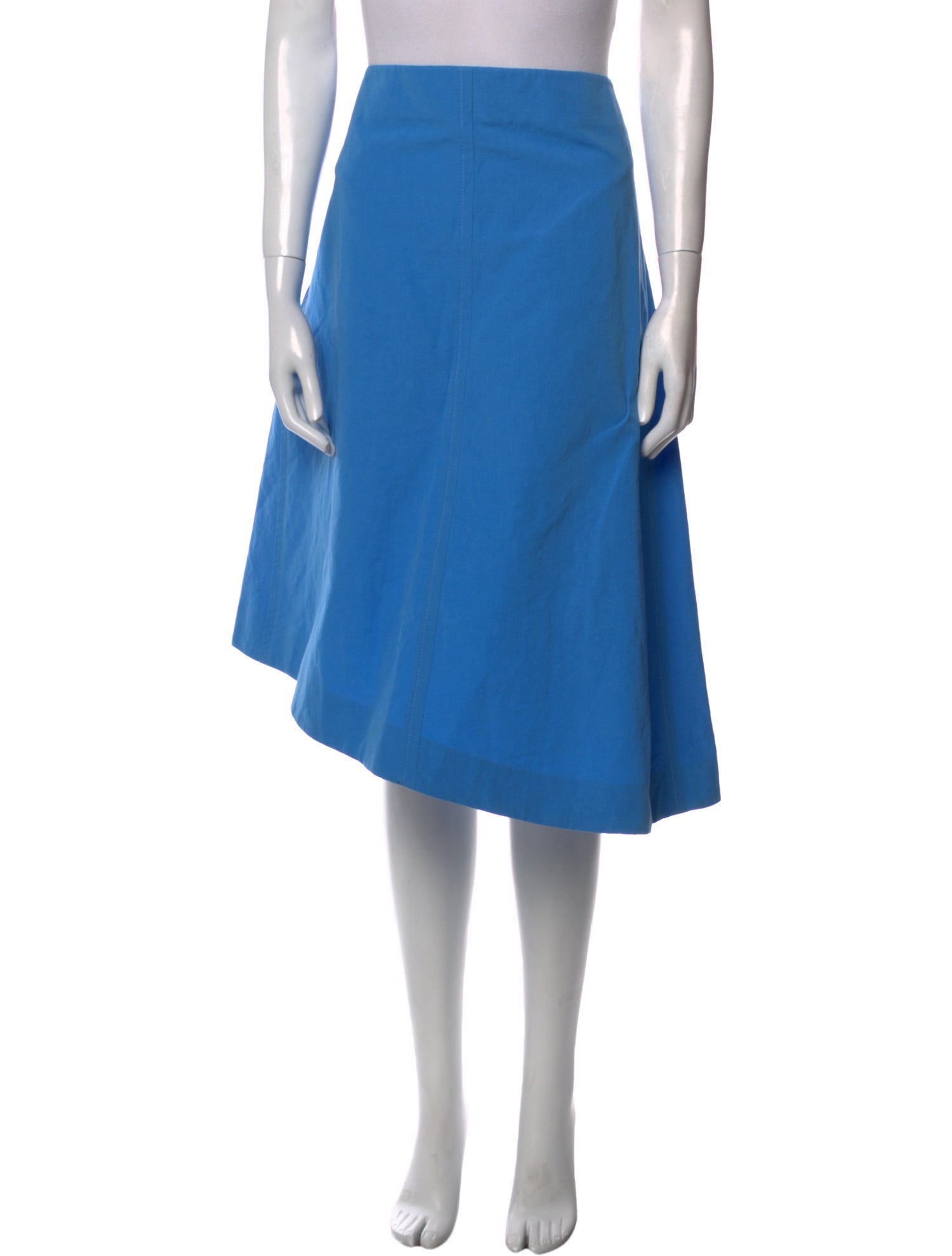 Partow Asymmetrical Knee-Length Skirt