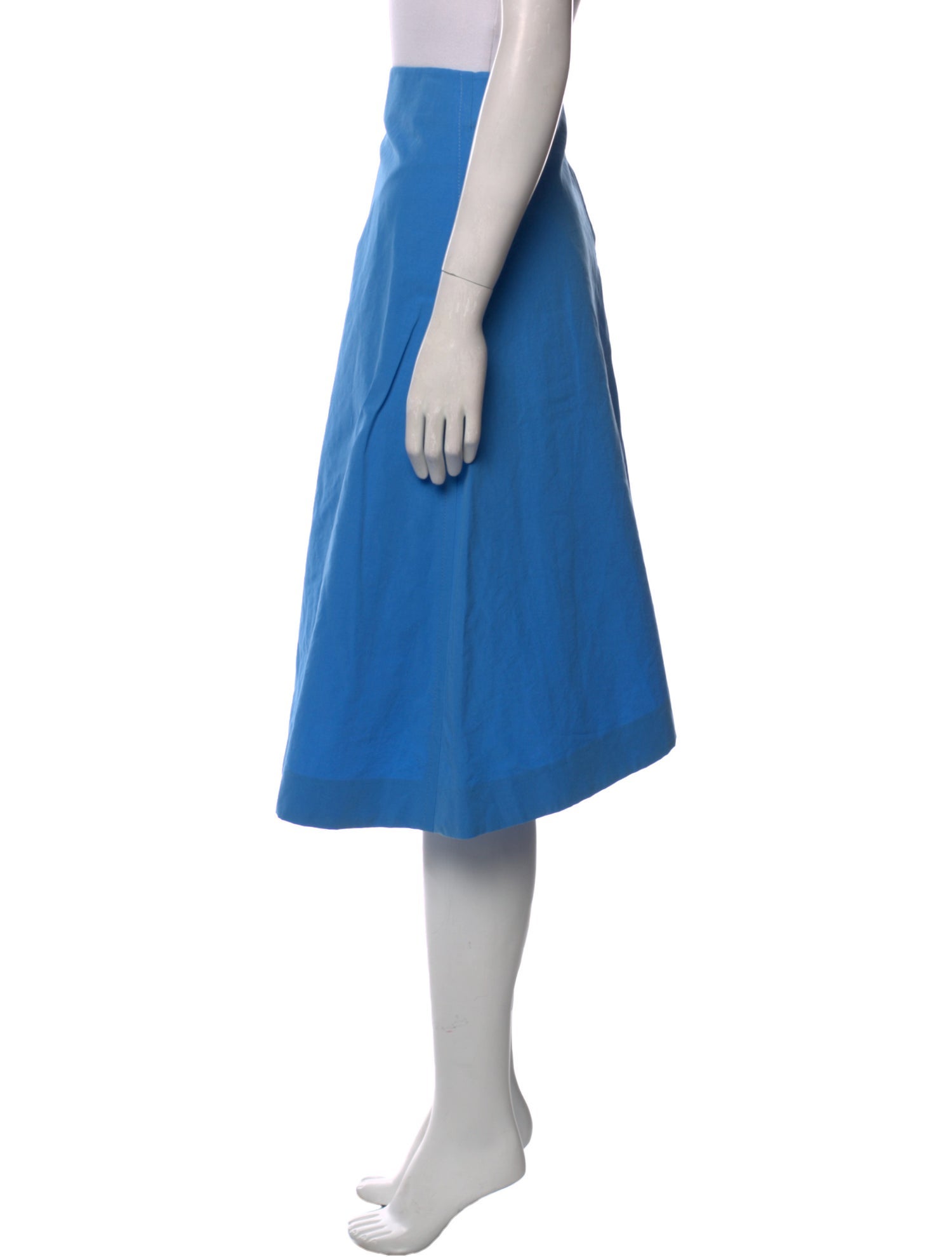 Partow Asymmetrical Knee-Length Skirt