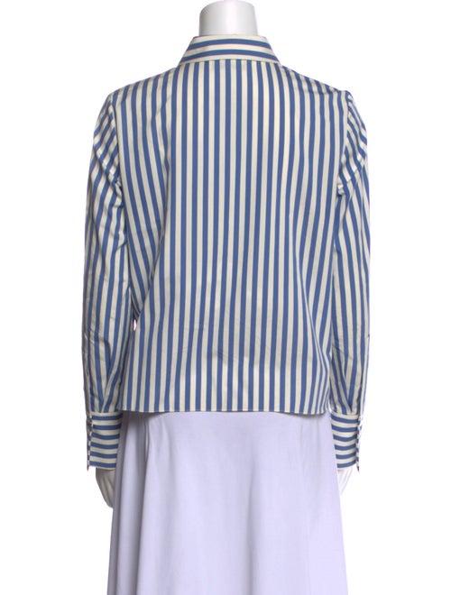 Partow Striped Long Sleeve Button-Up Top