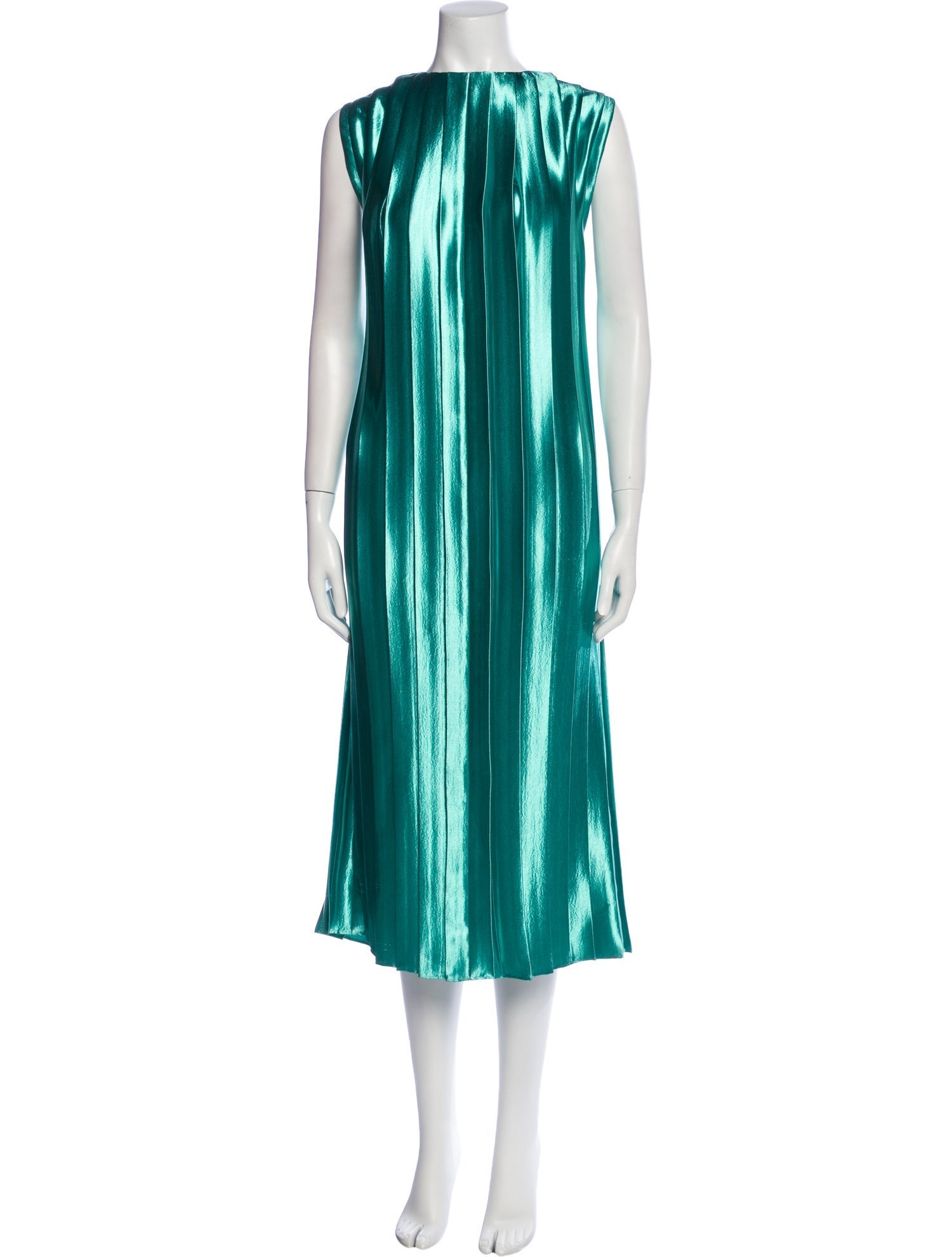 Partow Bateau Neckline Long Dress