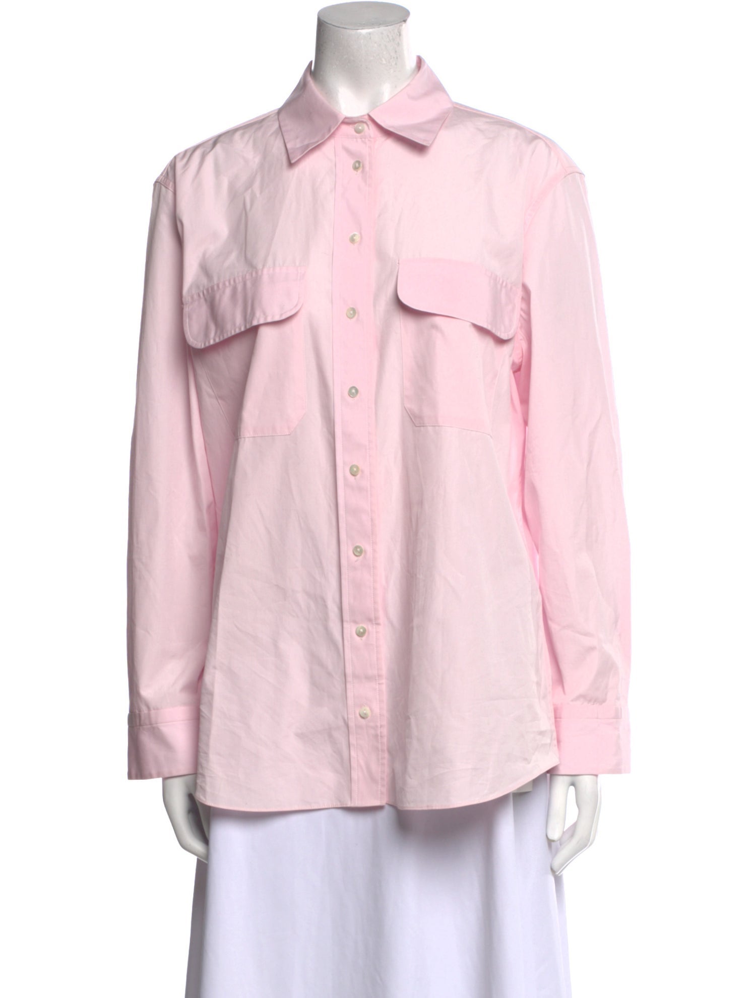 Partow Long Sleeve Button-Up Top w/ Tags