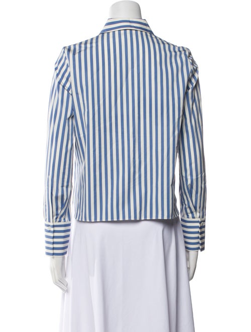 Partow Striped Long Sleeve Button-Up Top