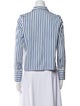 Partow Striped Long Sleeve Button-Up Top