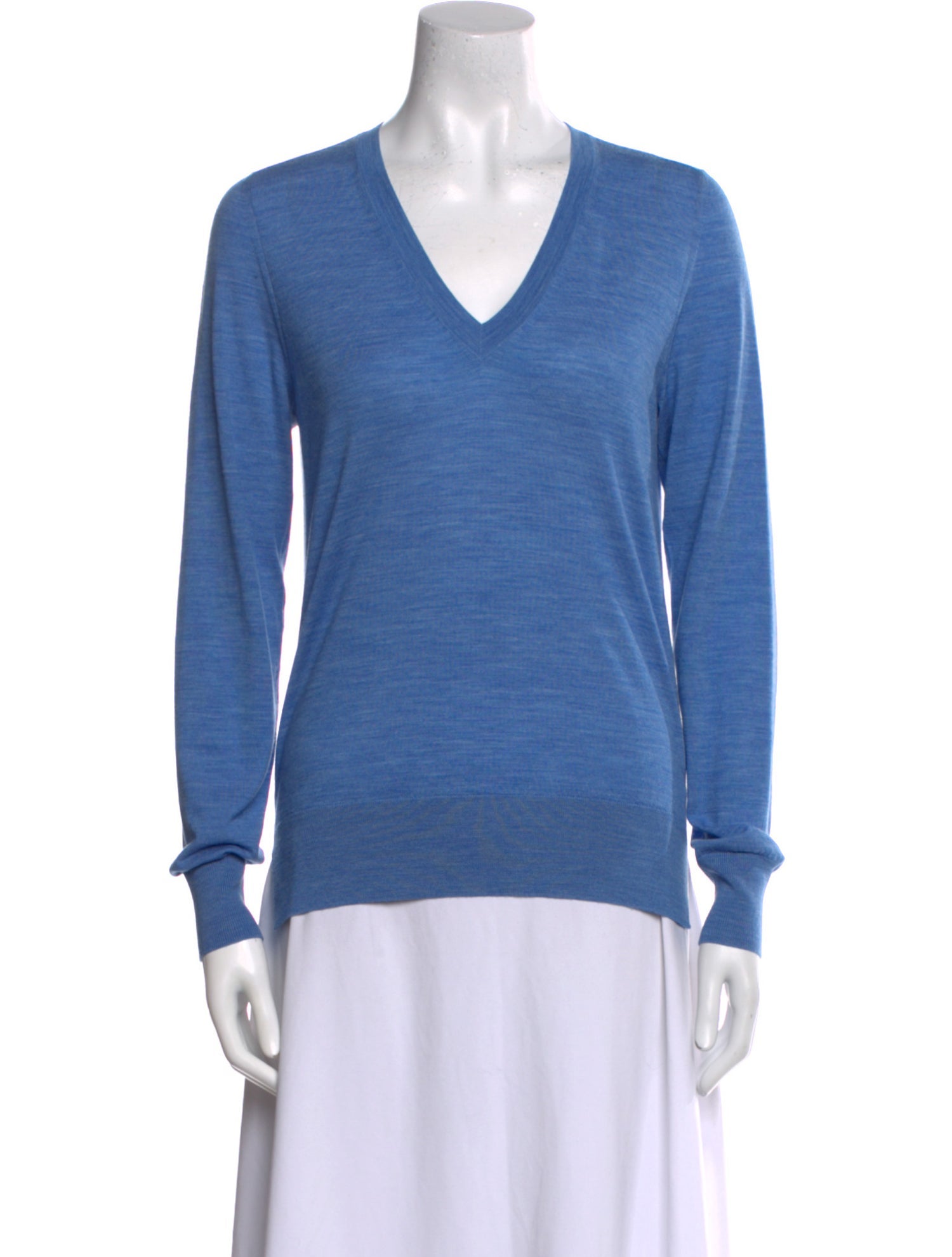Partow Virgin Wool V-Neck Top w/ Tags