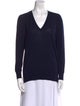 Partow Virgin Wool V-Neck Top