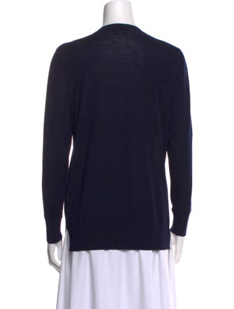 Partow Virgin Wool V-Neck Top