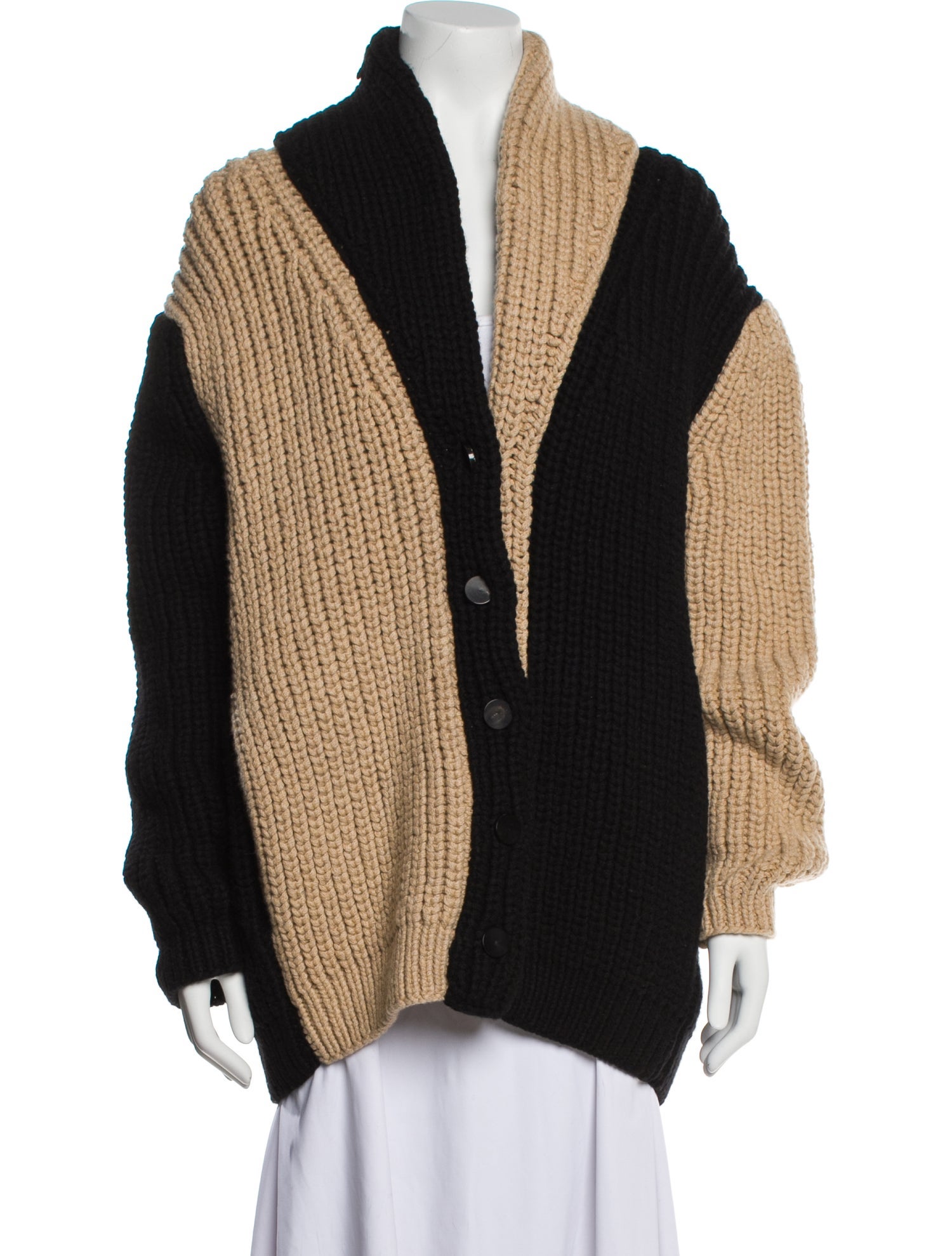 Partow Cashmere Colorblock Pattern Sweater w/ Tags