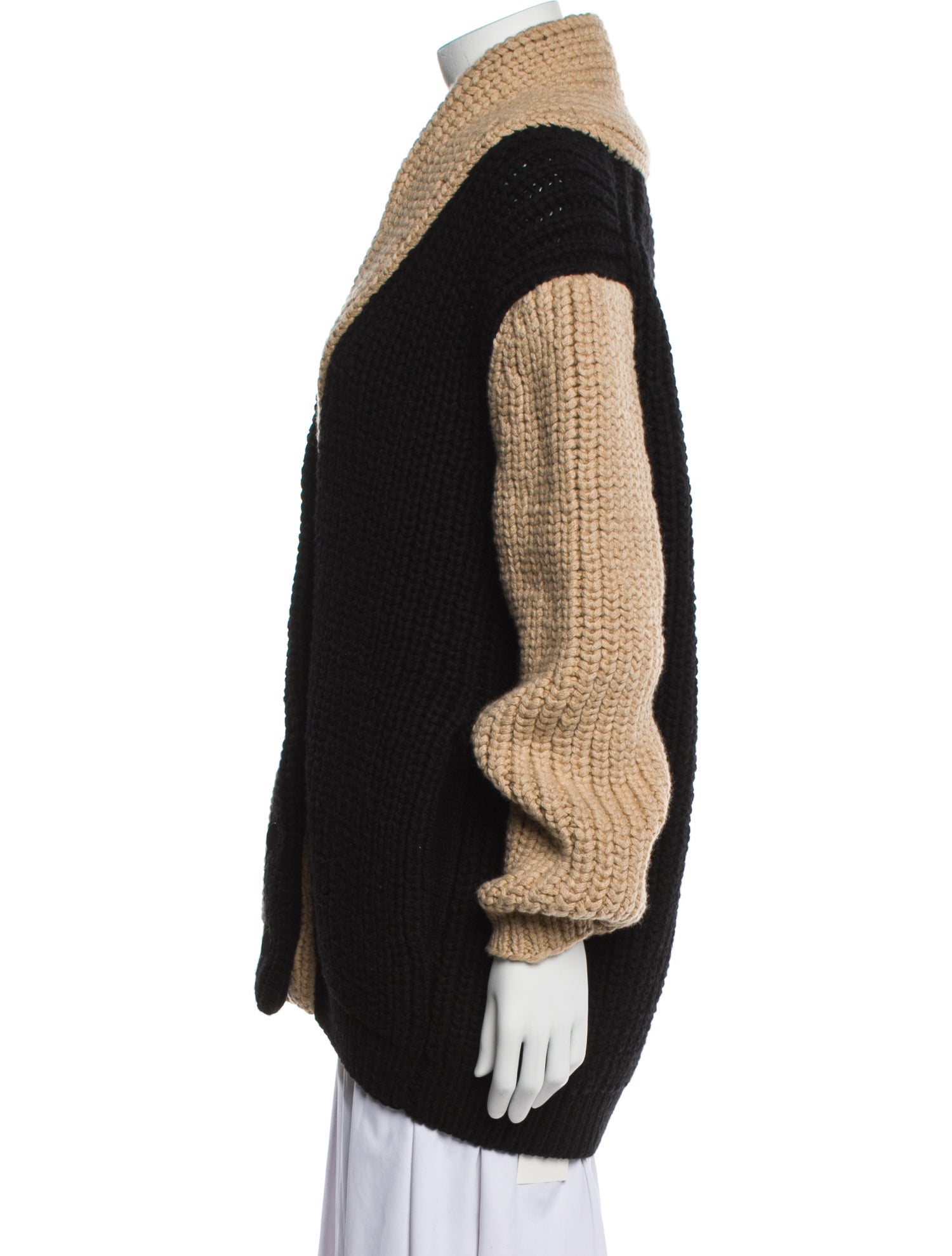 Partow Cashmere Colorblock Pattern Sweater w/ Tags