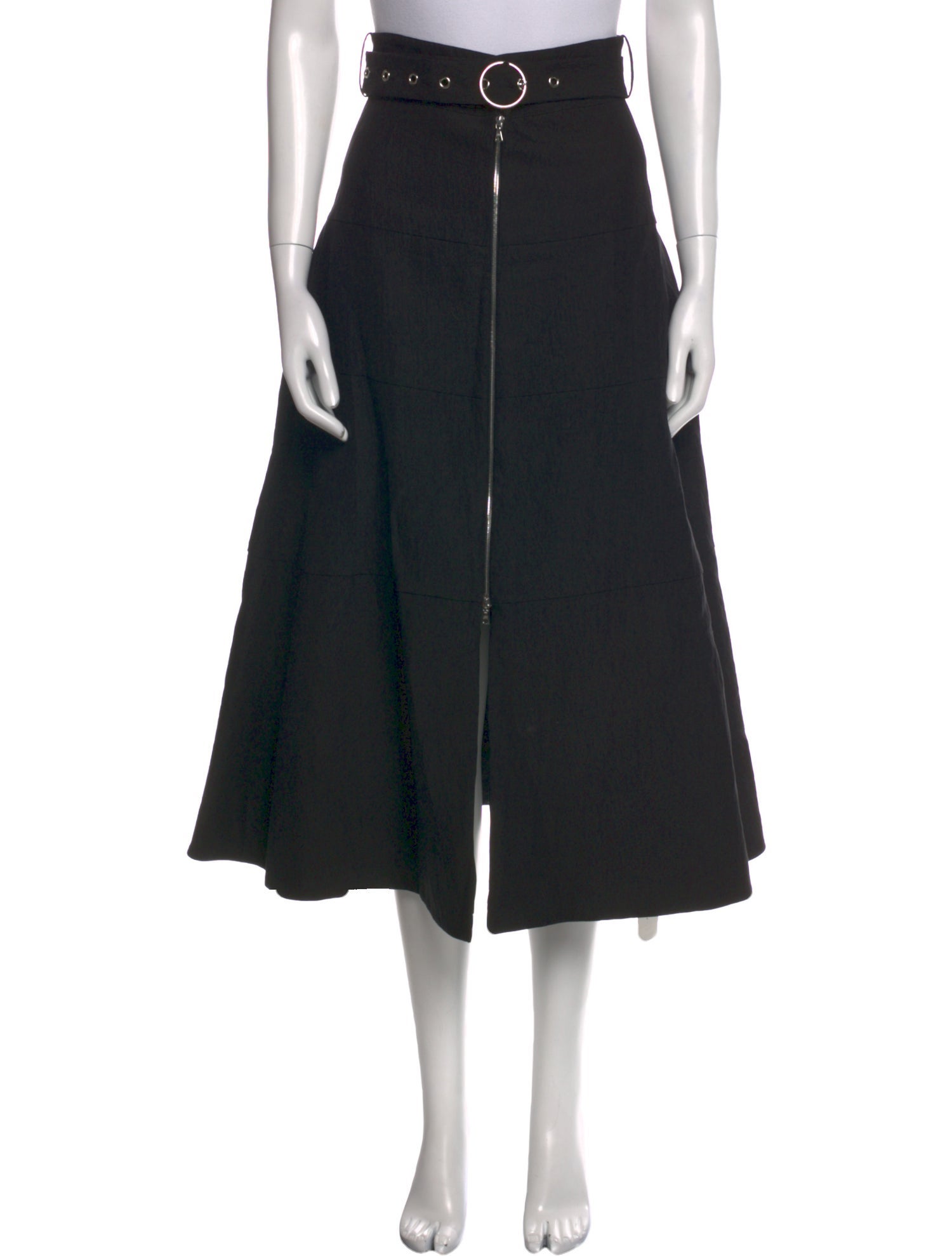 Partow Linen Midi Length Skirt