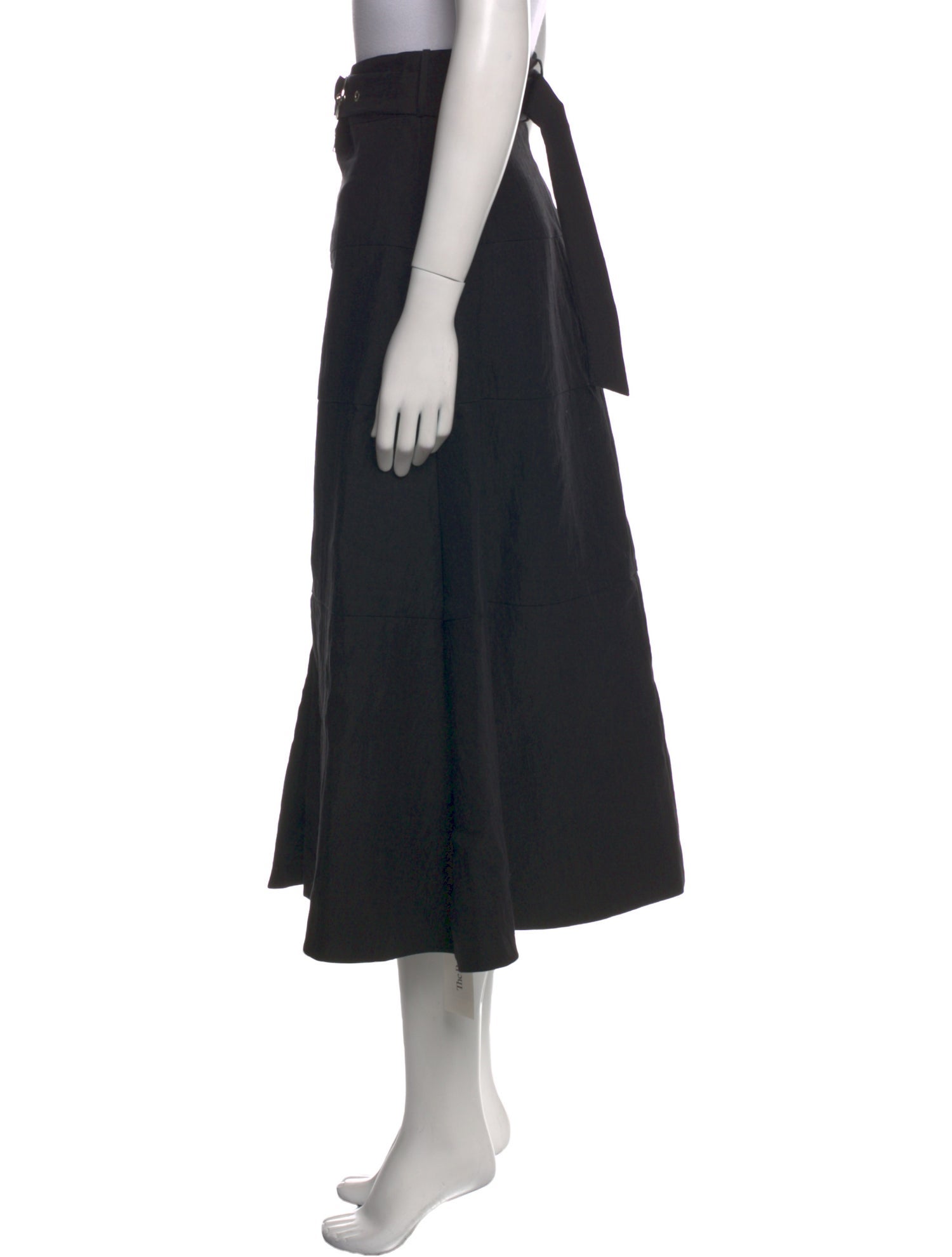 Partow Linen Midi Length Skirt