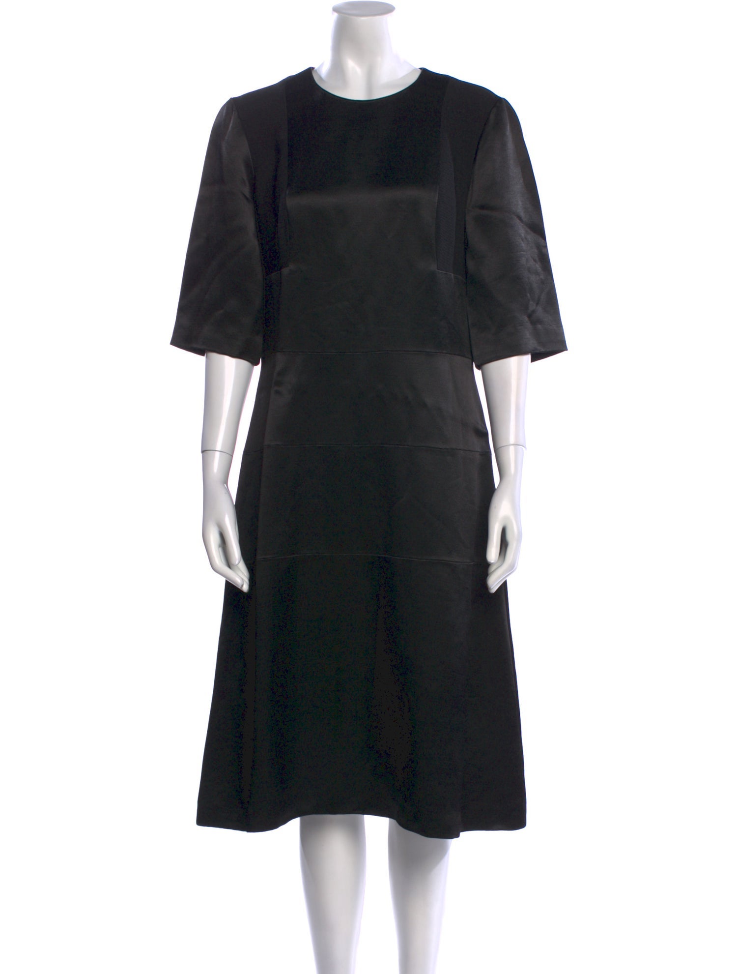 Partow Crew Neck Midi Length Dress