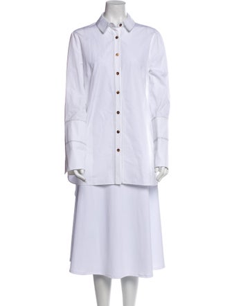 Partow Long Sleeve Button-Up Top