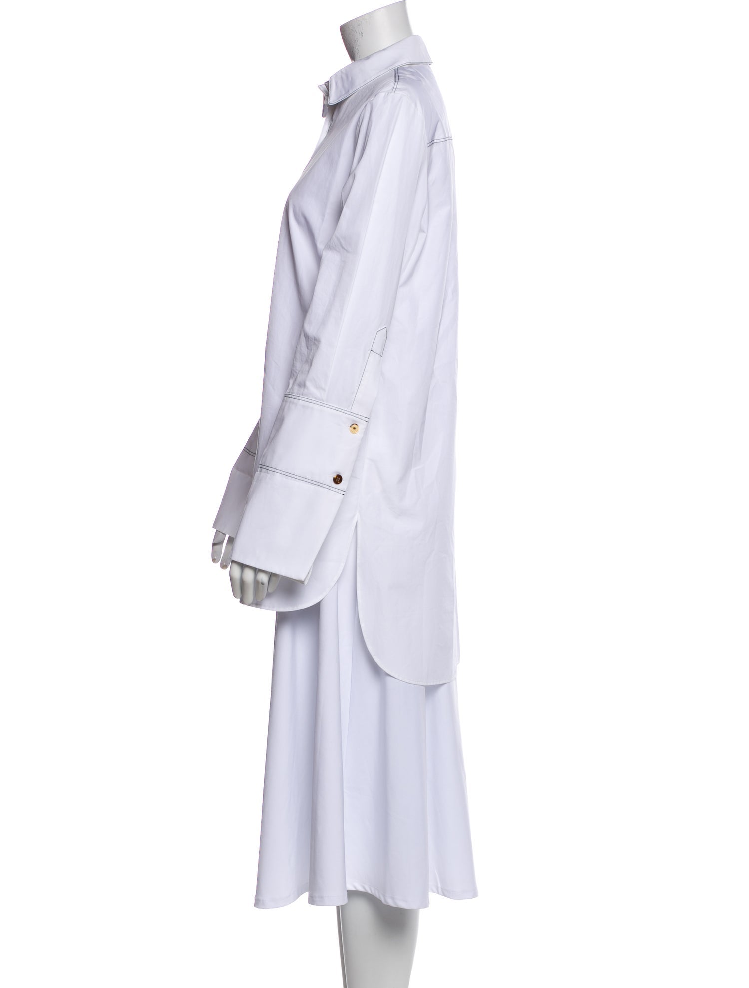 Partow Long Sleeve Button-Up Top