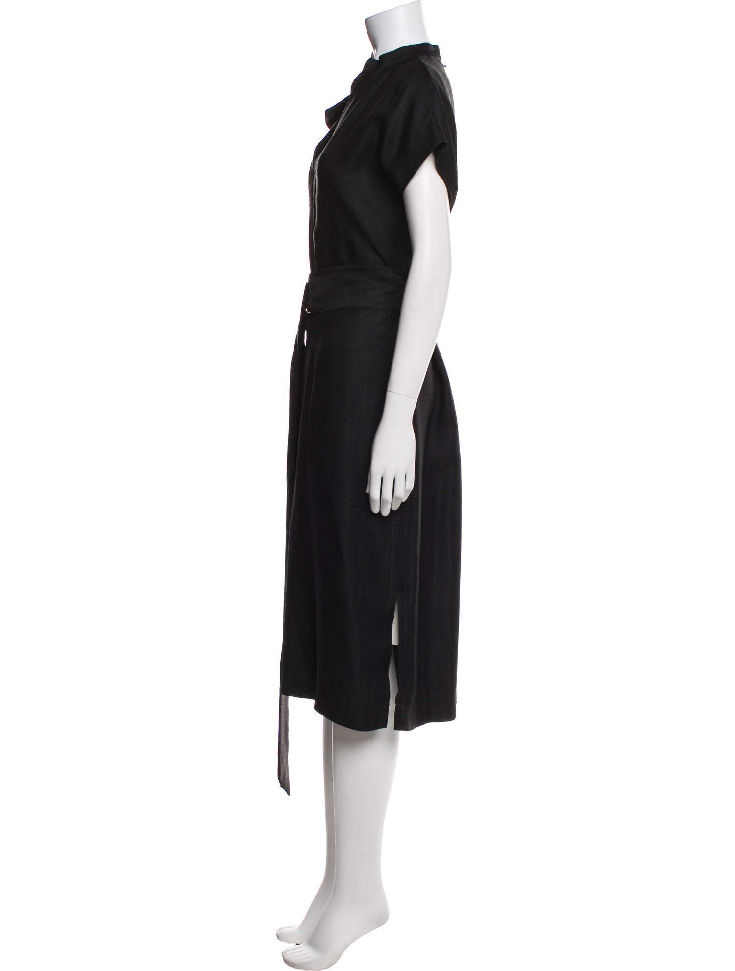 Partow V-Neck Midi Length Dress