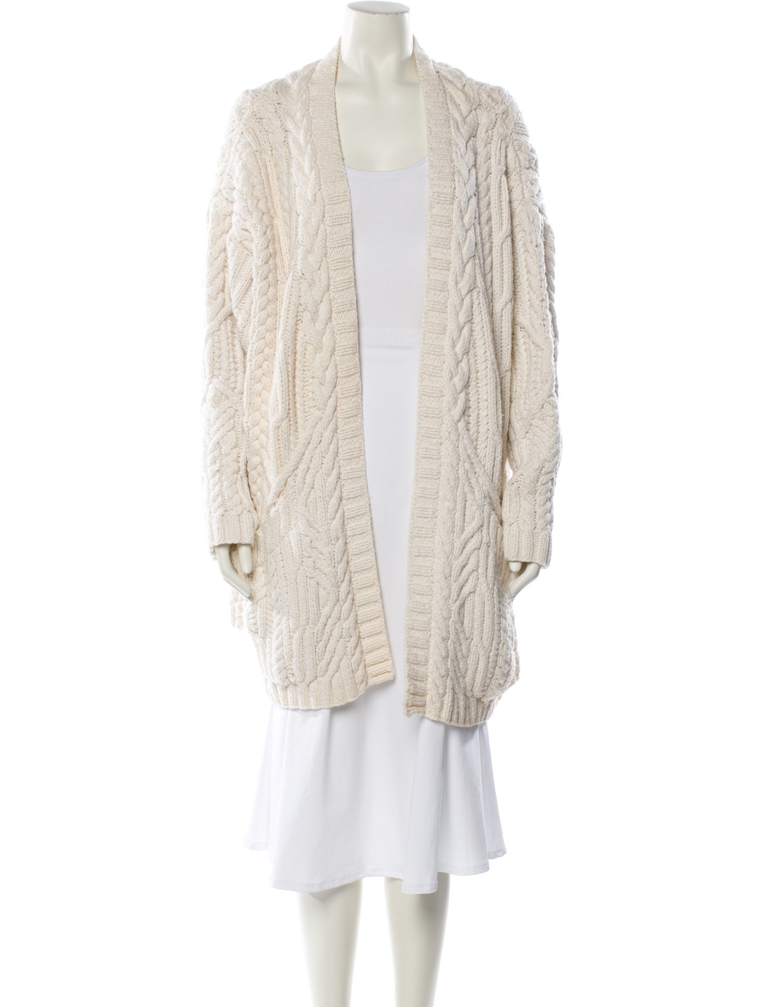 Partow Cashmere Open Front Sweater