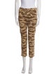Nili Lotan Printed Straight Leg Pants