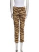 Nili Lotan Printed Straight Leg Pants