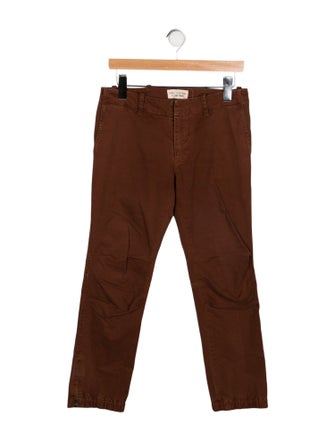 Nili Lotan Mid-Rise Straight Leg Jeans