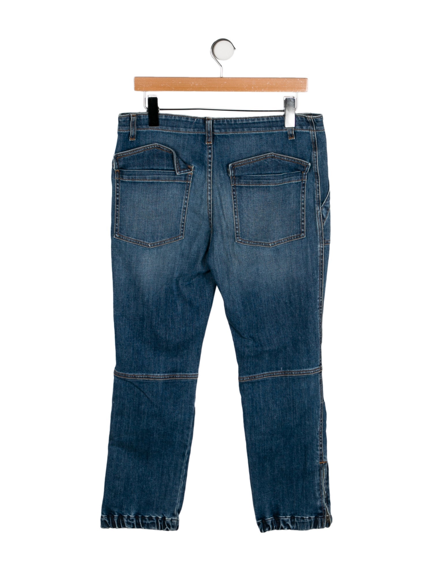 Nili Lotan High-Rise Straight Leg Jeans